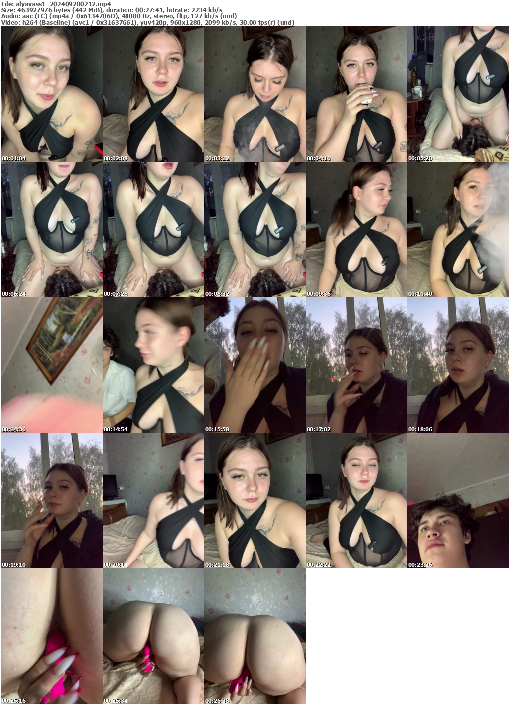 Preview thumb from alyavass1 on 2024-09-20 @ bongacams