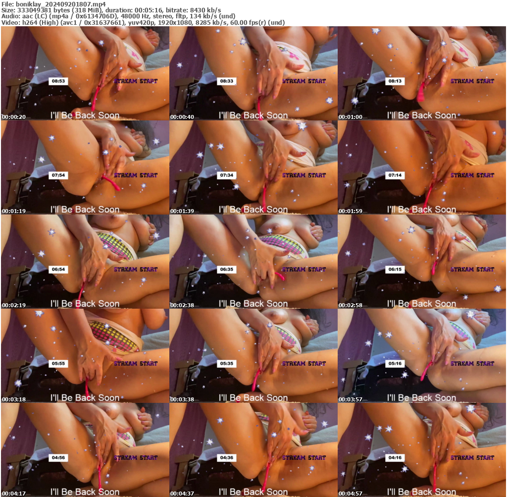 Preview thumb from boniklay on 2024-09-20 @ bongacams