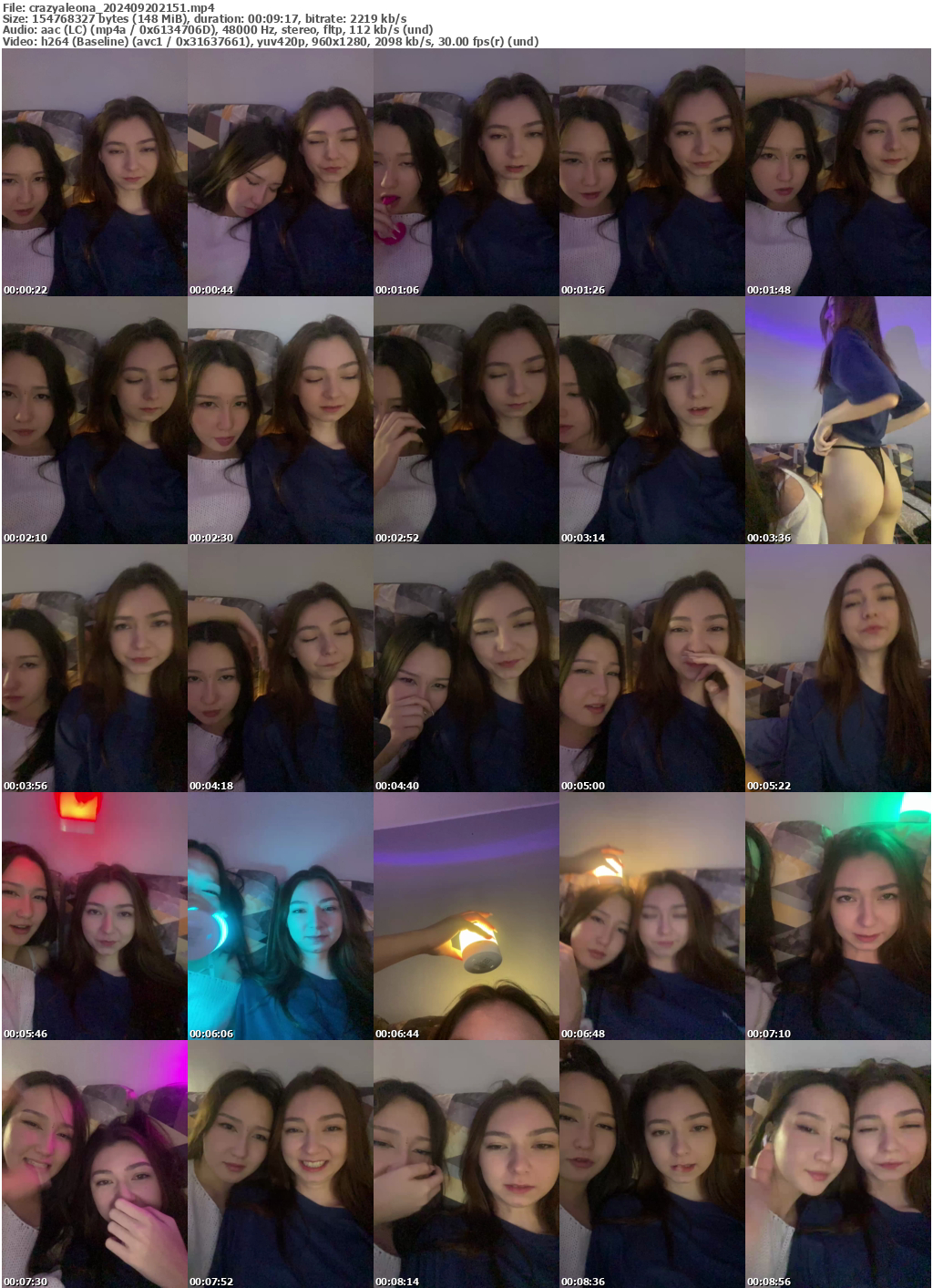 Preview thumb from crazyaleona on 2024-09-20 @ bongacams