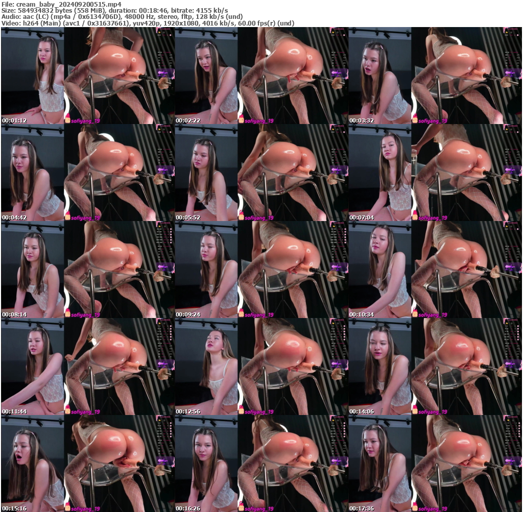 Preview thumb from cream_baby on 2024-09-20 @ bongacams