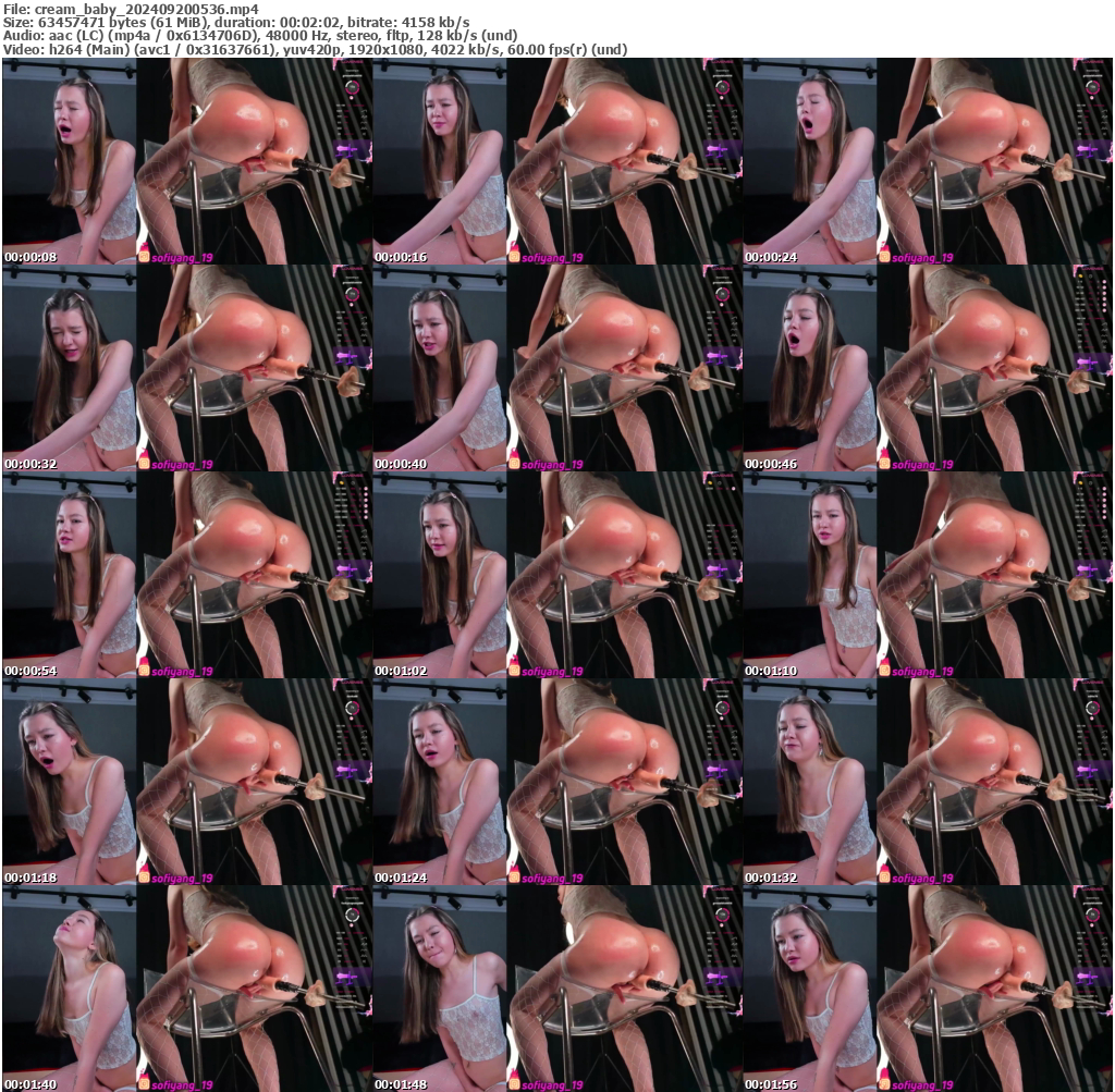 Preview thumb from cream_baby on 2024-09-20 @ bongacams