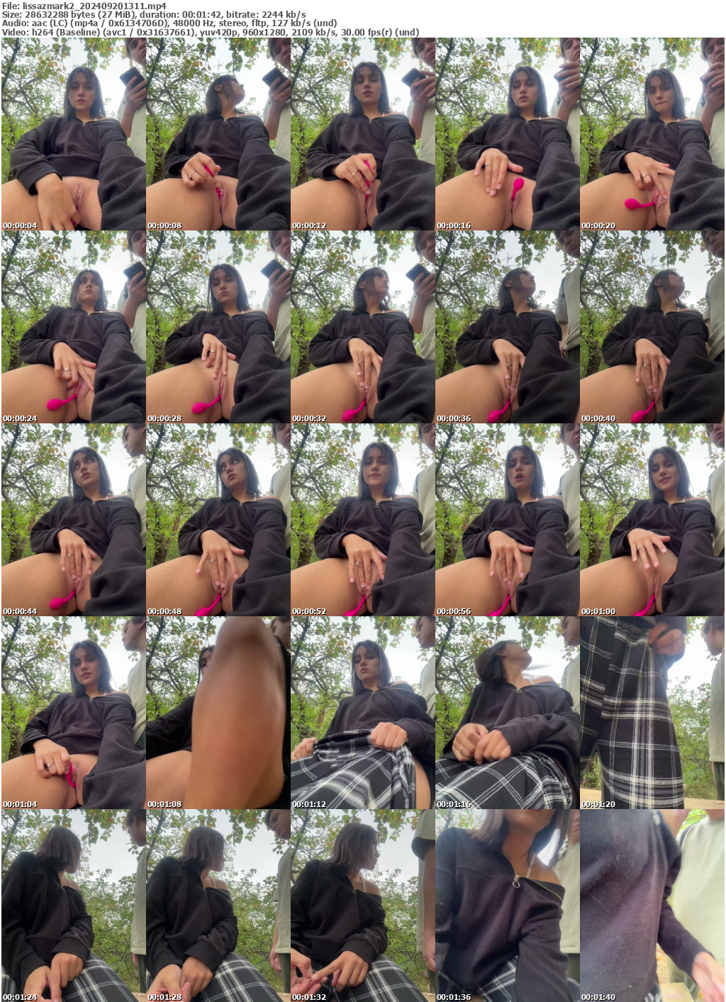 Preview thumb from lissazmark2 on 2024-09-20 @ bongacams