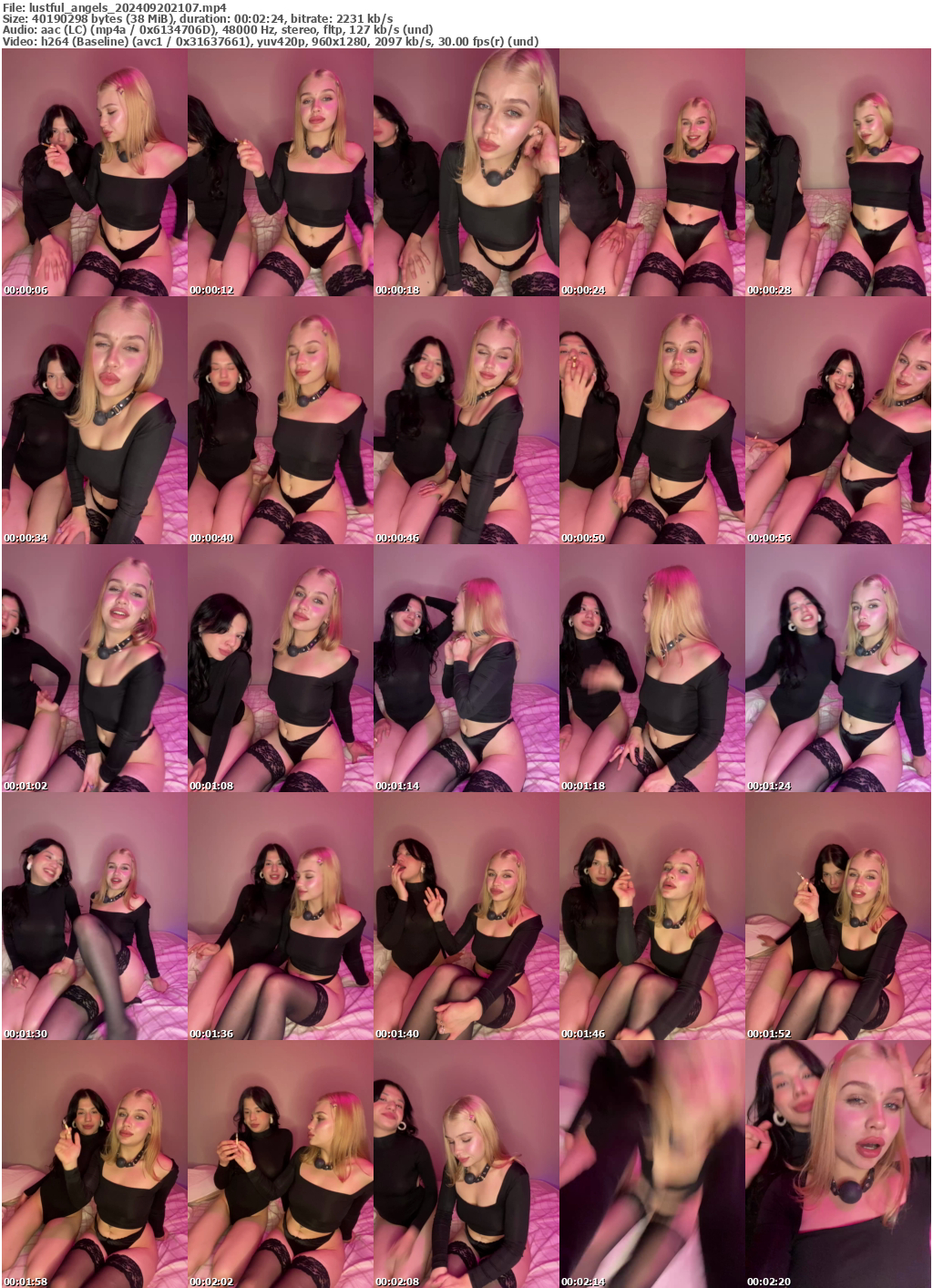 Preview thumb from lustful_angels on 2024-09-20 @ bongacams