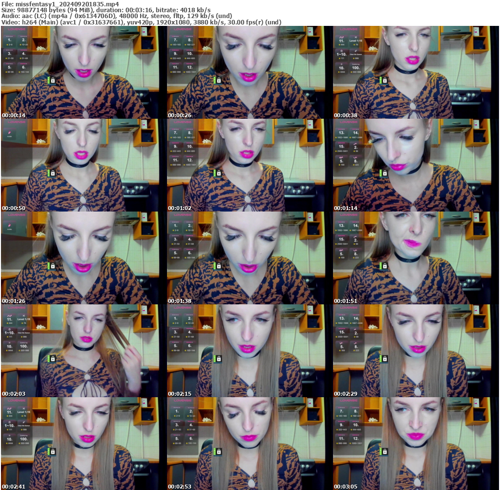 Preview thumb from missfentasy1 on 2024-09-20 @ bongacams