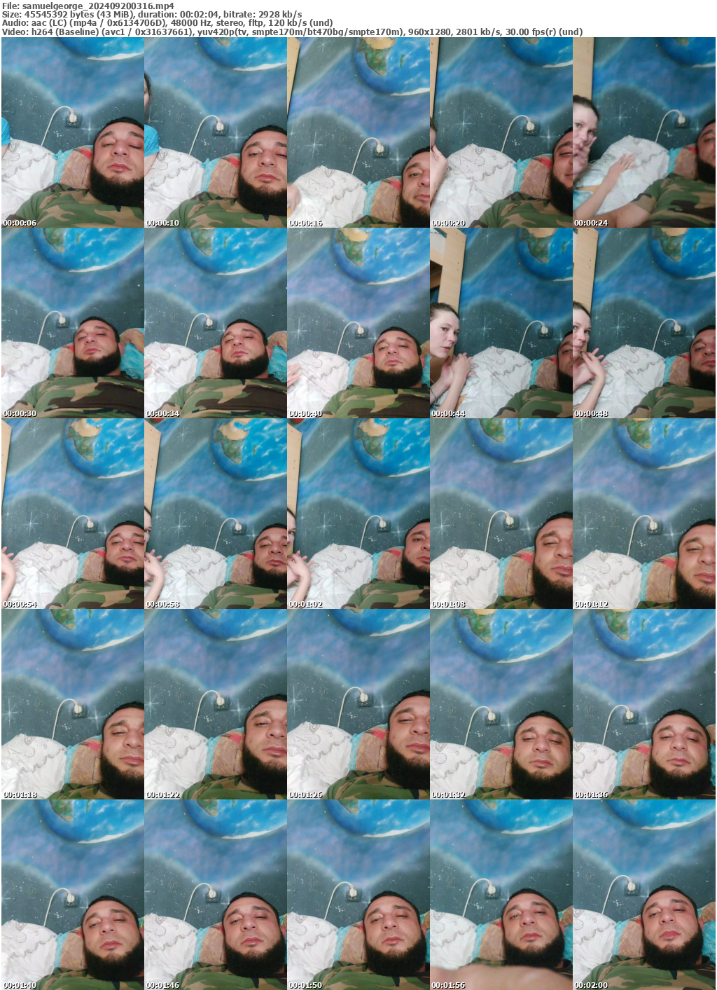 Preview thumb from samuelgeorge on 2024-09-20 @ bongacams