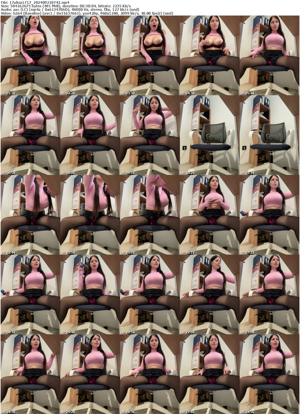 Preview thumb from 17alisa1717 on 2024-09-21 @ bongacams