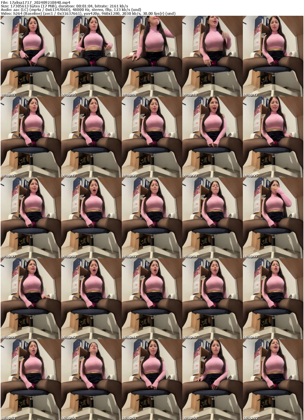 Preview thumb from 17alisa1717 on 2024-09-21 @ bongacams