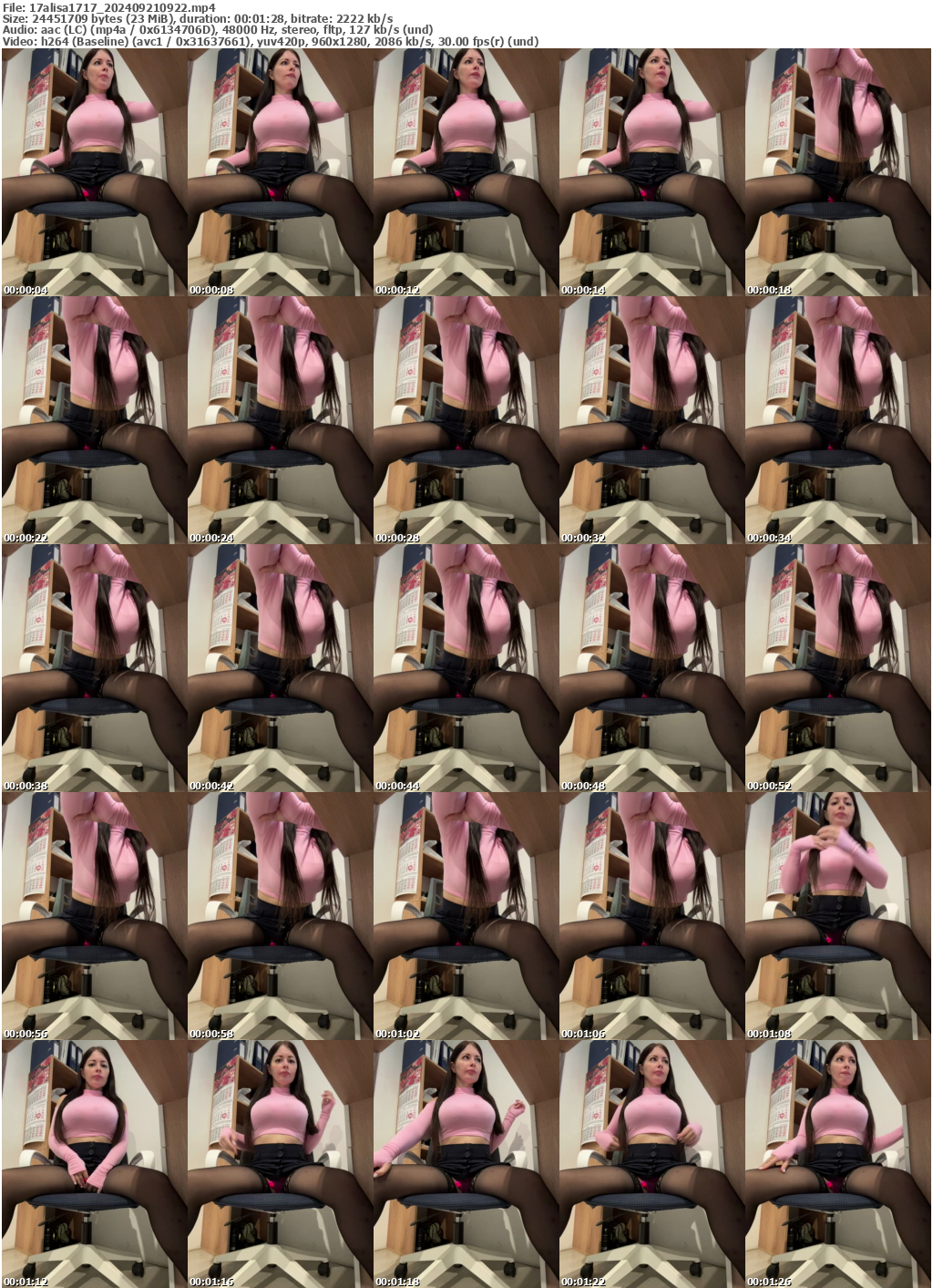 Preview thumb from 17alisa1717 on 2024-09-21 @ bongacams