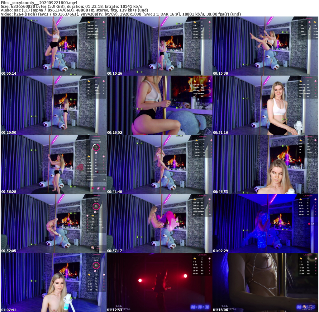 Preview thumb from _sexybounty_ on 2024-09-22 @ bongacams