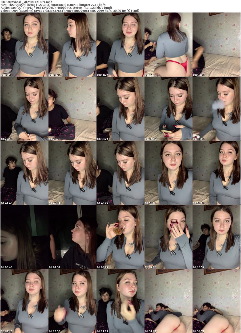 Preview thumb from alyavass1 on 2024-09-22 @ bongacams