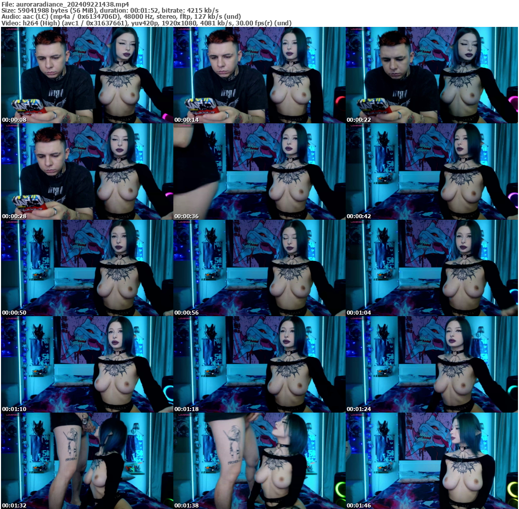 Preview thumb from auroraradiance on 2024-09-22 @ bongacams