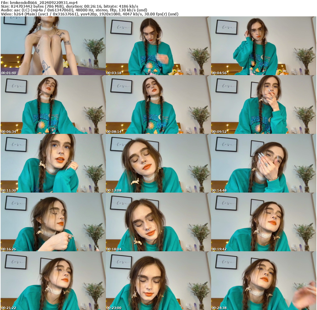 Preview thumb from brokendoll666 on 2024-09-22 @ bongacams