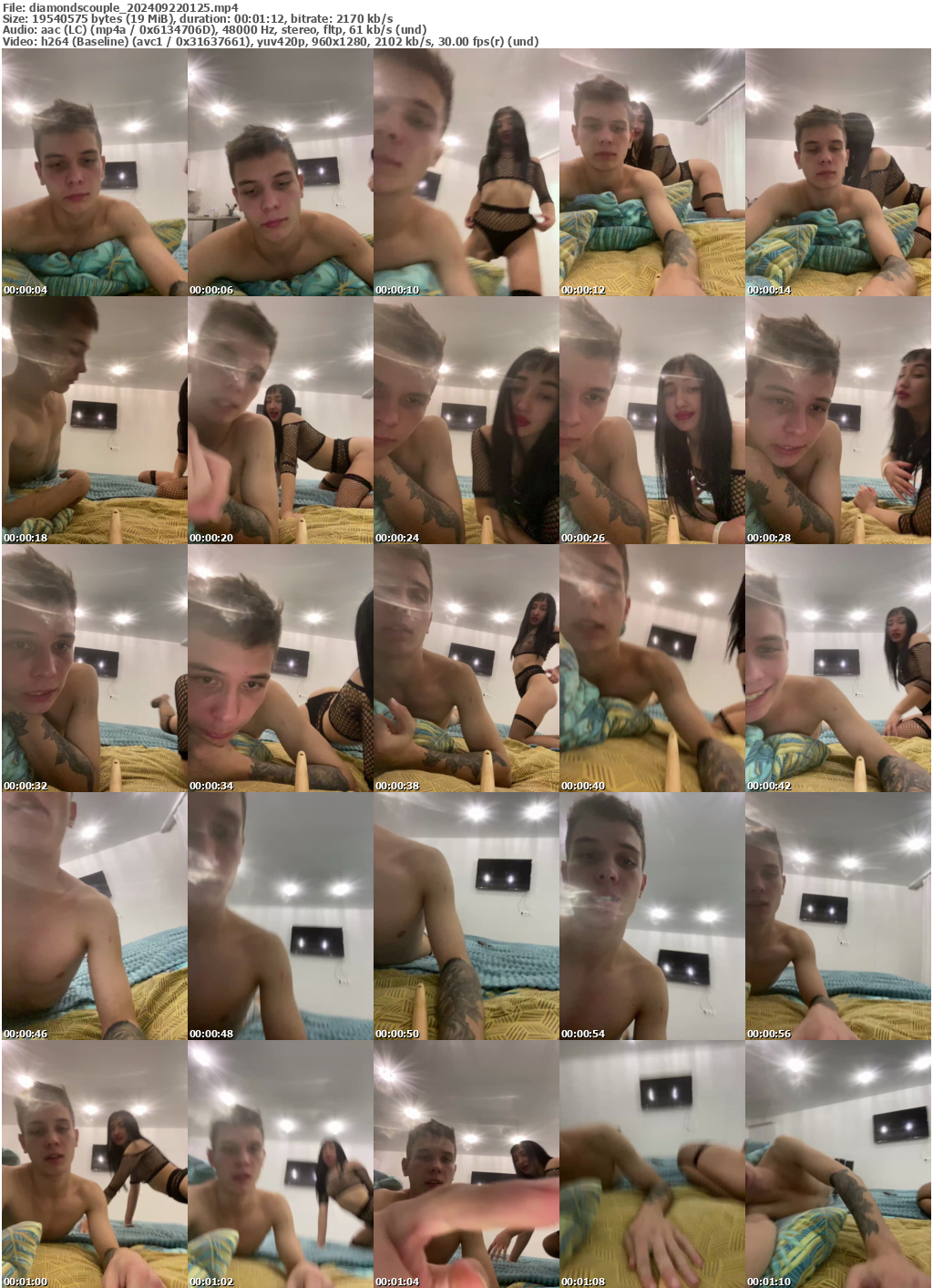 Preview thumb from diamondscouple on 2024-09-22 @ bongacams