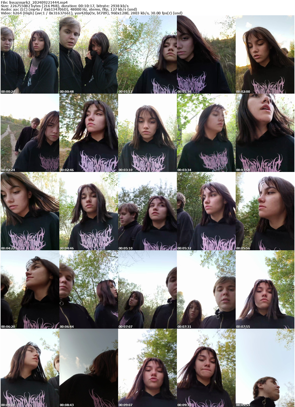 Preview thumb from lissazmark2 on 2024-09-22 @ bongacams