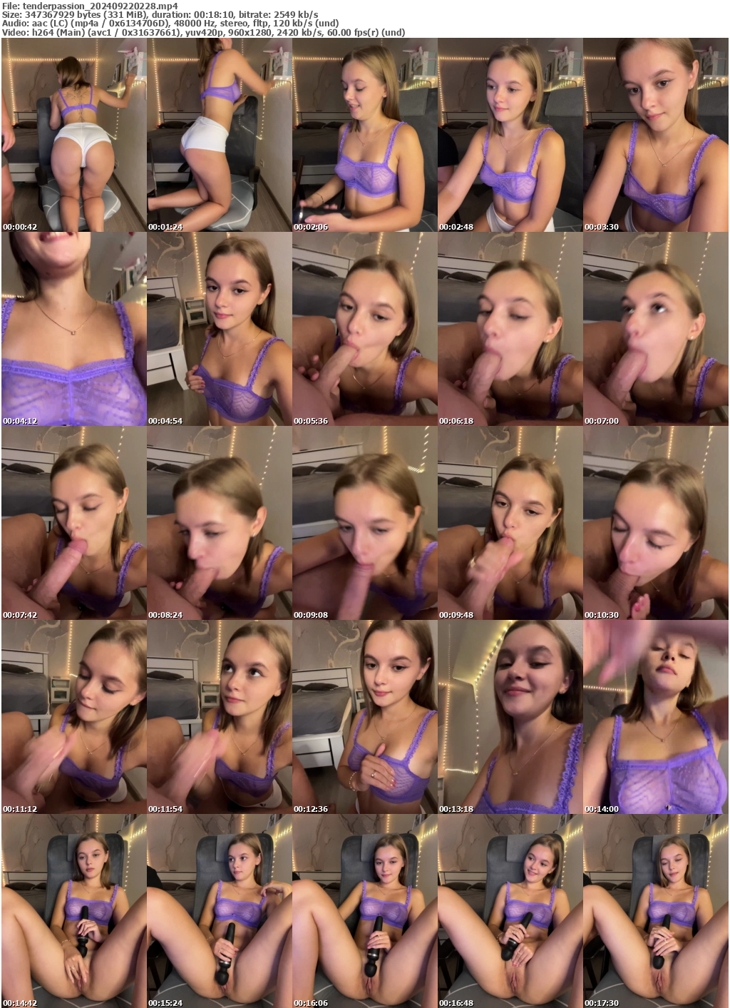 Preview thumb from tenderpassion on 2024-09-22 @ bongacams