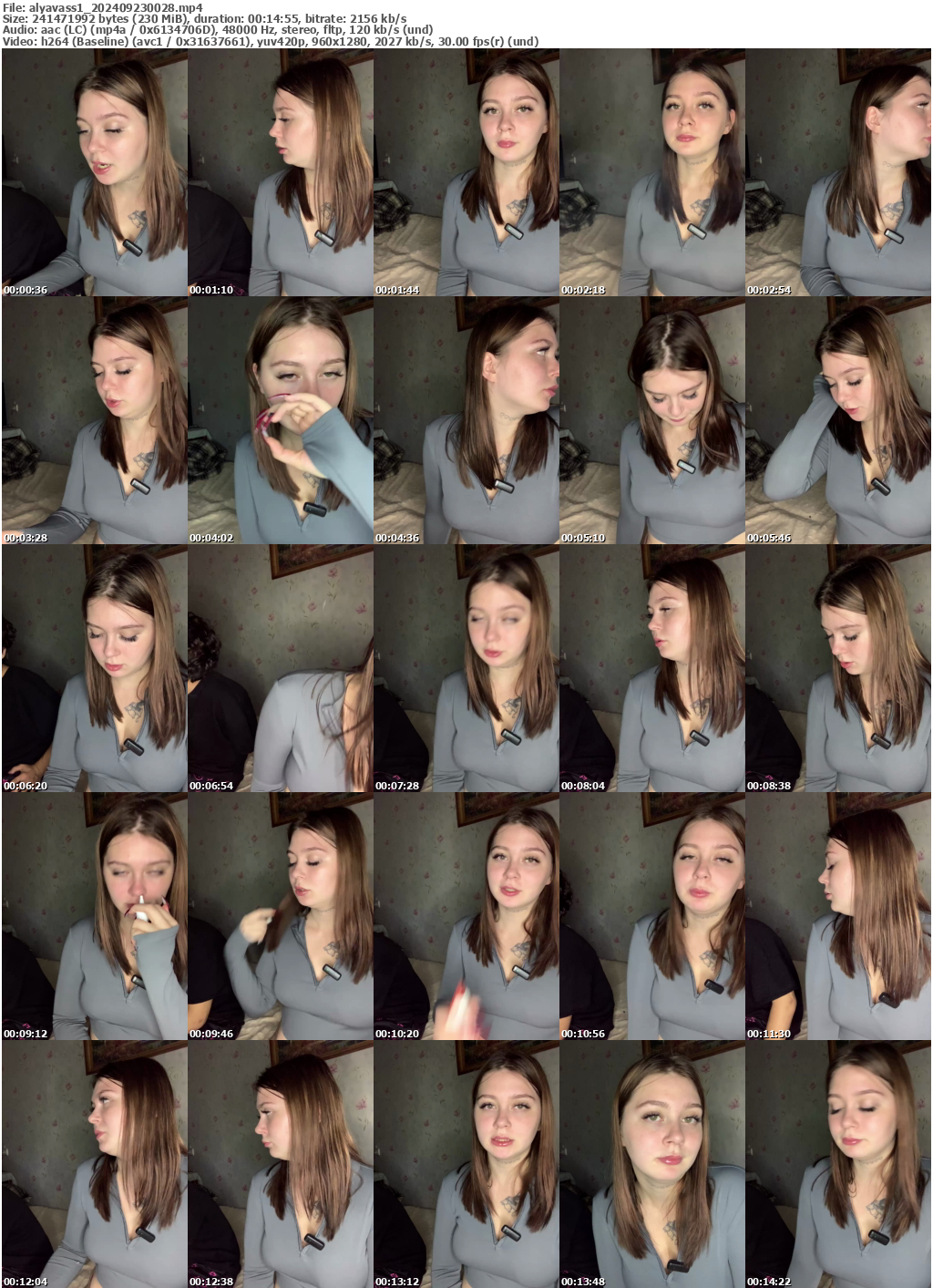 Preview thumb from alyavass1 on 2024-09-23 @ bongacams