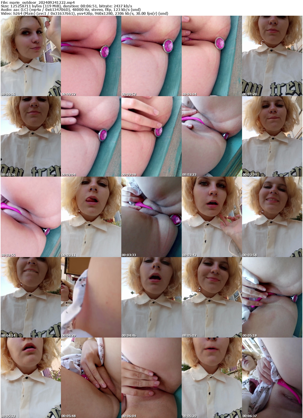 Preview thumb from marie_outdoor on 2024-09-24 @ bongacams