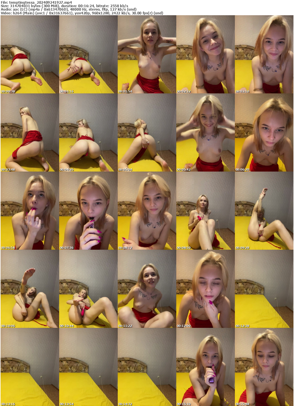 Preview thumb from temptingtessa on 2024-09-24 @ bongacams