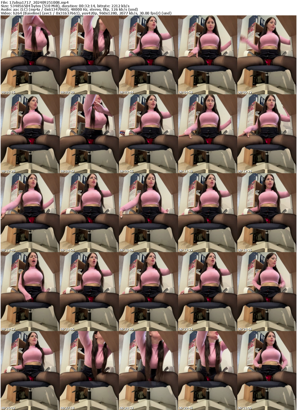 Preview thumb from 17alisa1717 on 2024-09-25 @ bongacams