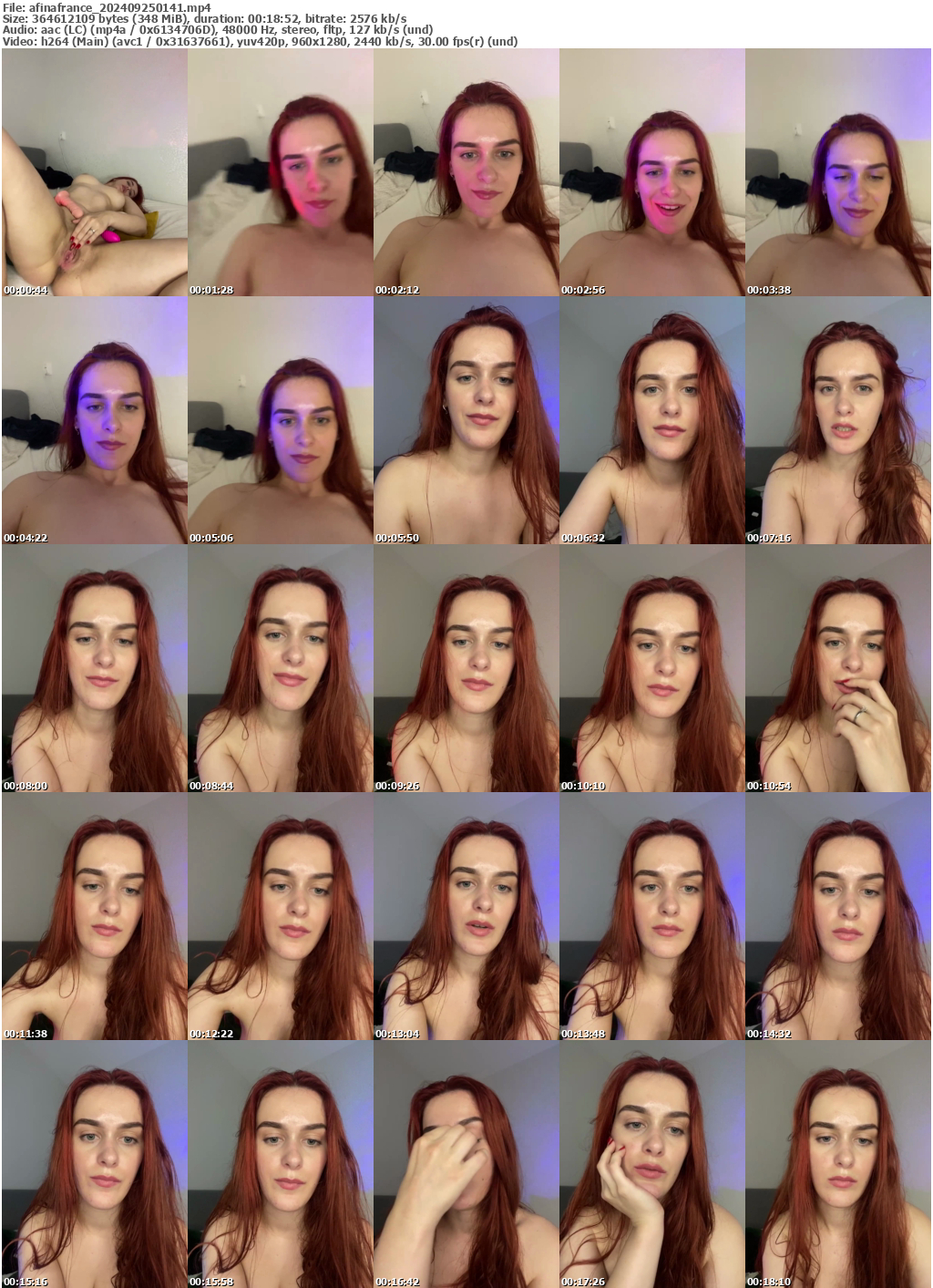 Preview thumb from afinafrance on 2024-09-25 @ bongacams