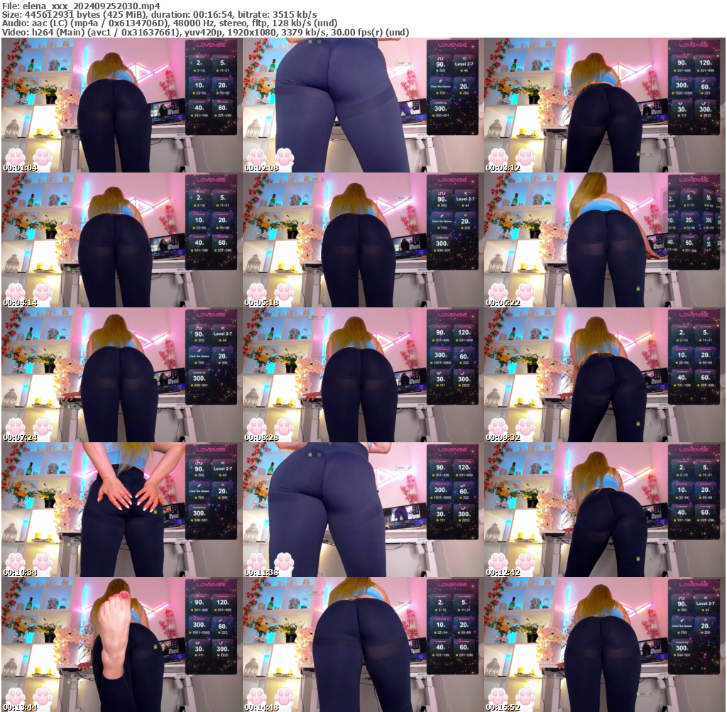 Preview thumb from elena_xxx on 2024-09-25 @ bongacams