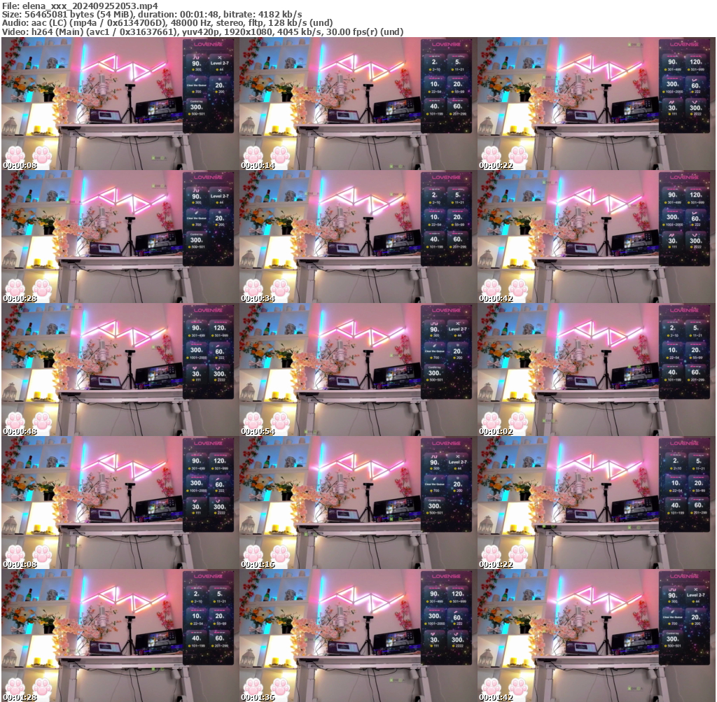 Preview thumb from elena_xxx on 2024-09-25 @ bongacams