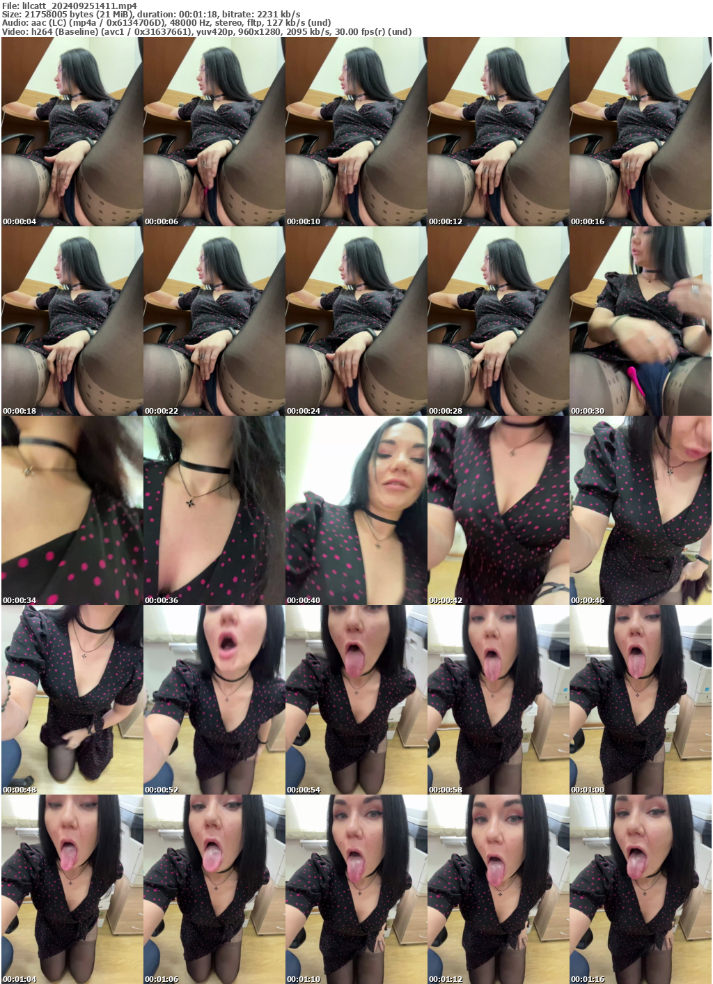 Preview thumb from lilcatt on 2024-09-25 @ bongacams