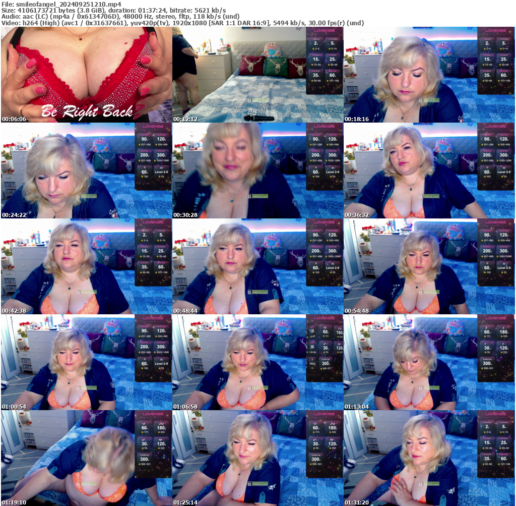 Preview thumb from smileofangel on 2024-09-25 @ bongacams