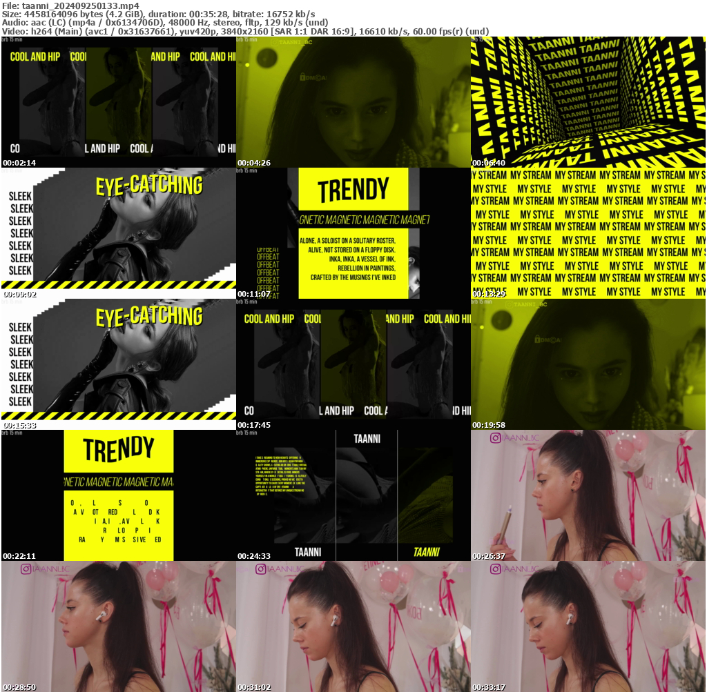 Preview thumb from taanni on 2024-09-25 @ bongacams