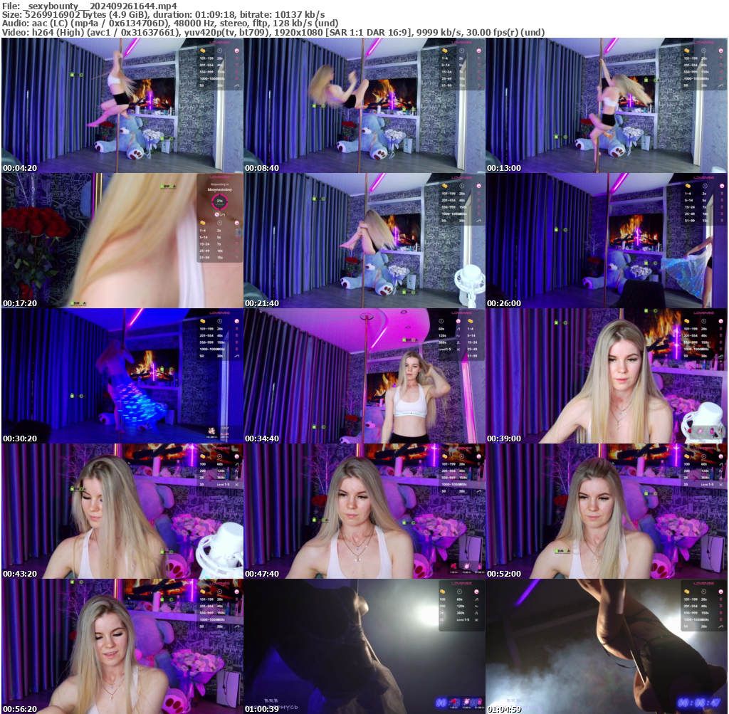 Preview thumb from _sexybounty_ on 2024-09-26 @ bongacams