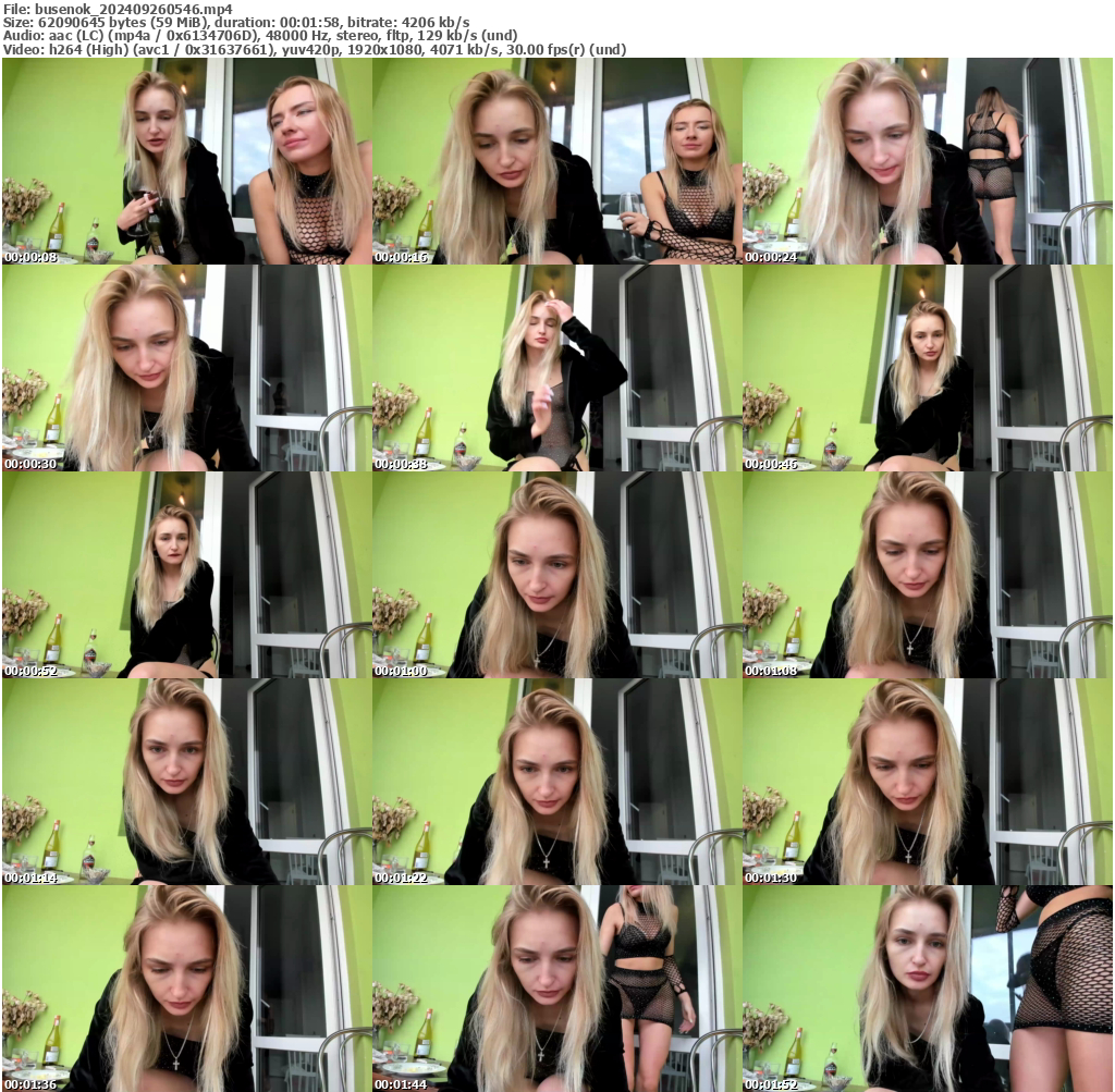 Preview thumb from busenok on 2024-09-26 @ bongacams