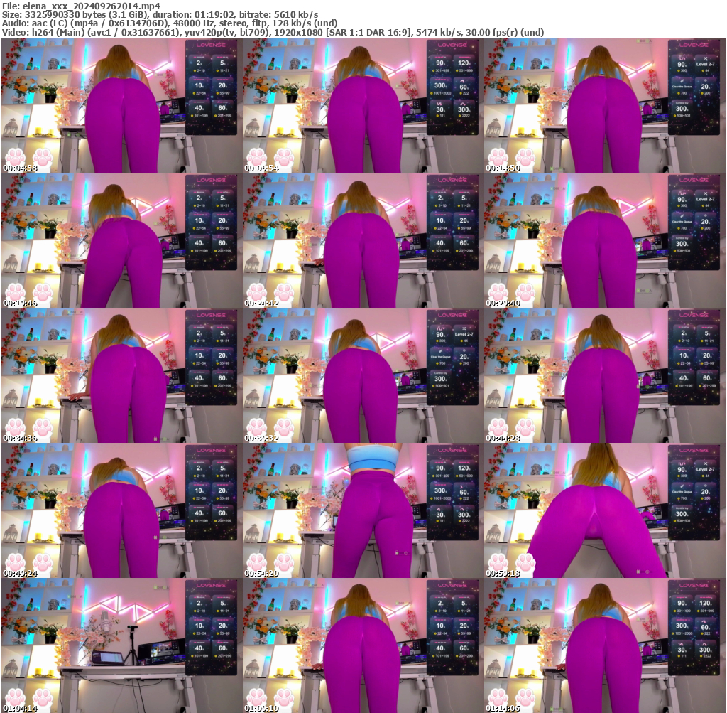 Preview thumb from elena_xxx on 2024-09-26 @ bongacams