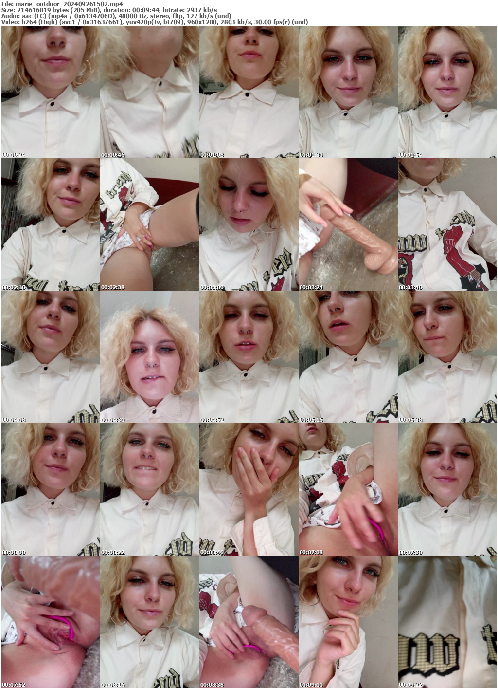 Preview thumb from marie_outdoor on 2024-09-26 @ bongacams