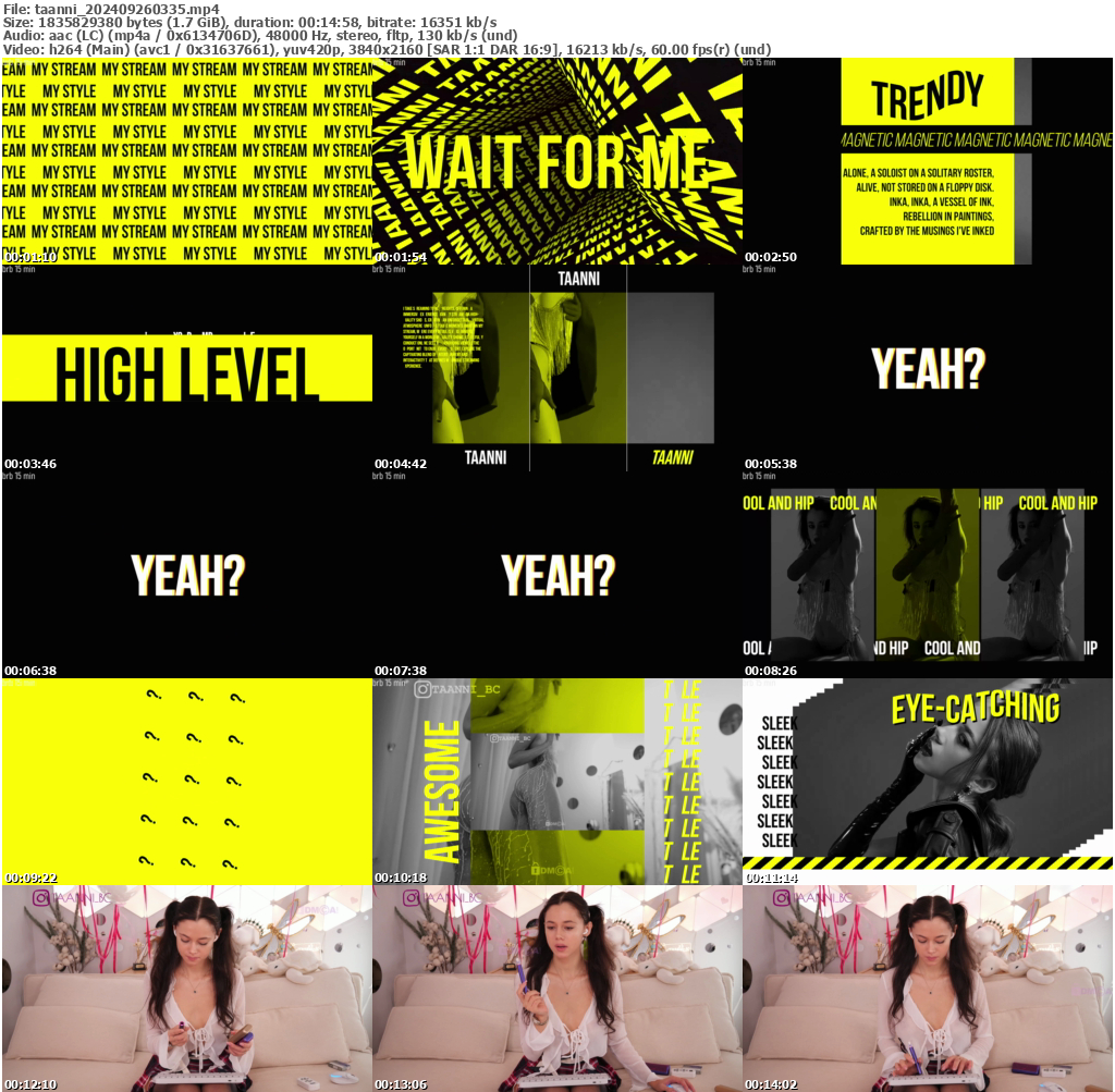 Preview thumb from taanni on 2024-09-26 @ bongacams