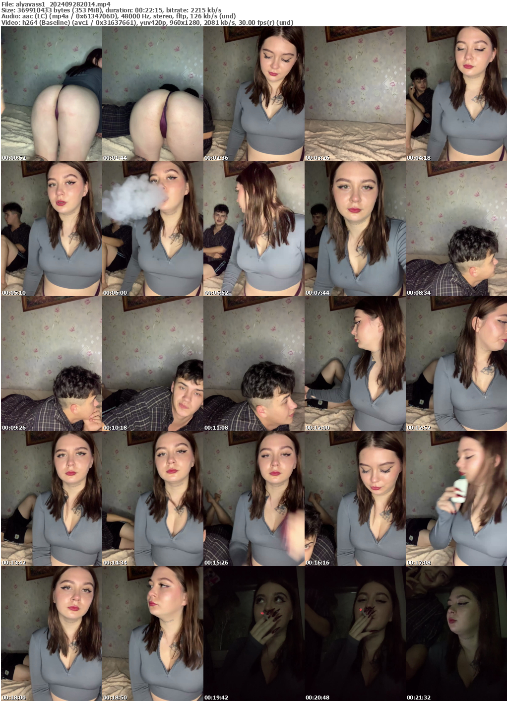 Preview thumb from alyavass1 on 2024-09-28 @ bongacams