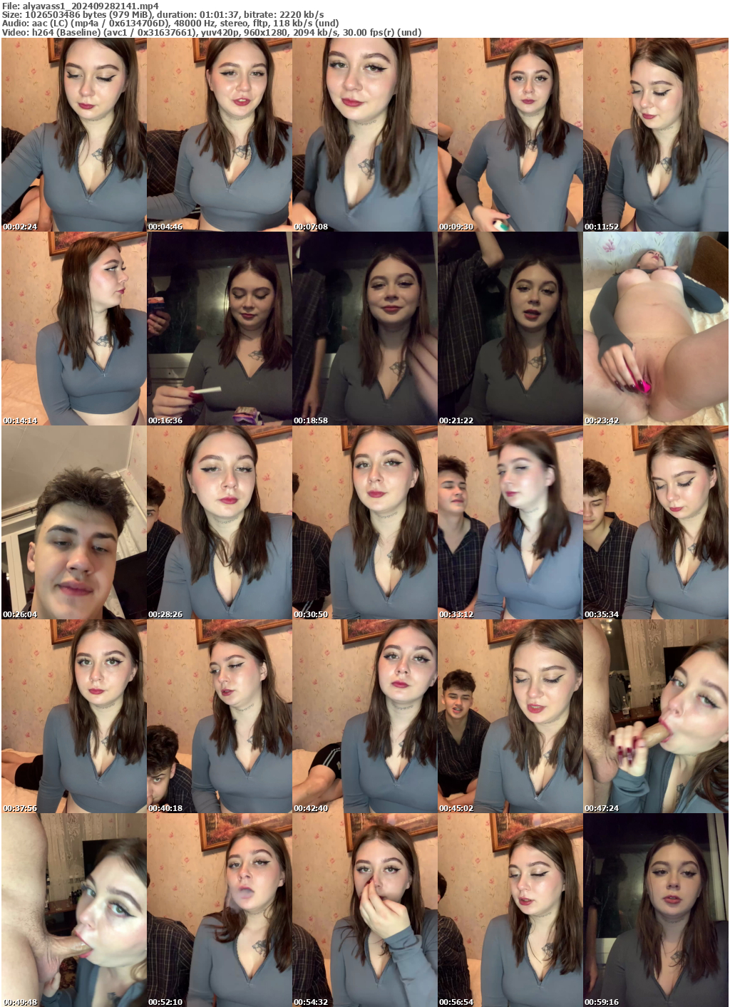 Preview thumb from alyavass1 on 2024-09-28 @ bongacams
