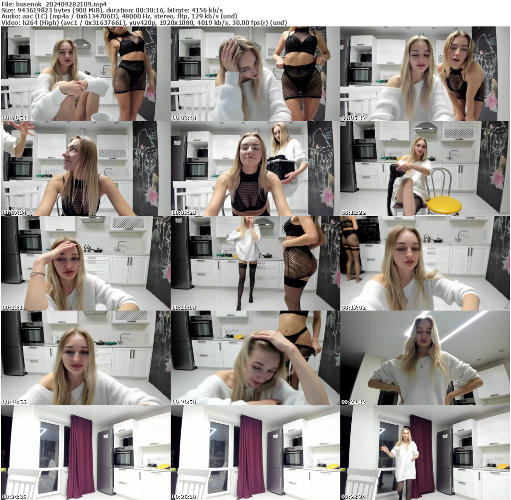 Preview thumb from busenok on 2024-09-28 @ bongacams