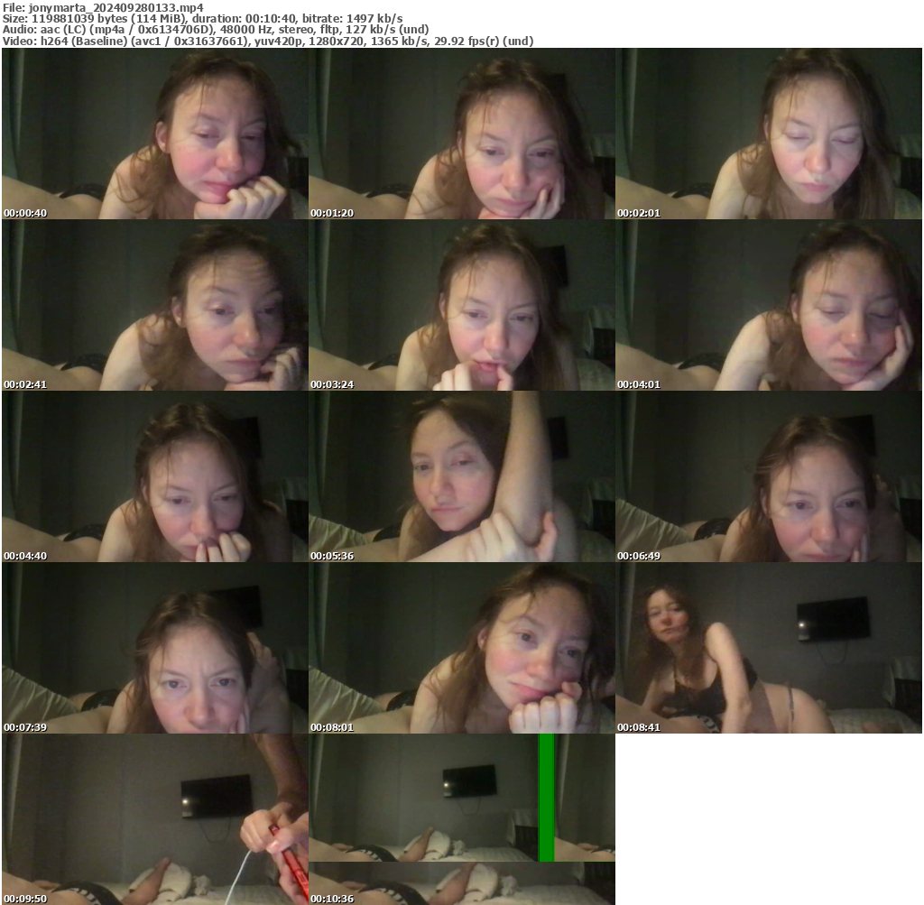 Preview thumb from jonymarta on 2024-09-28 @ bongacams