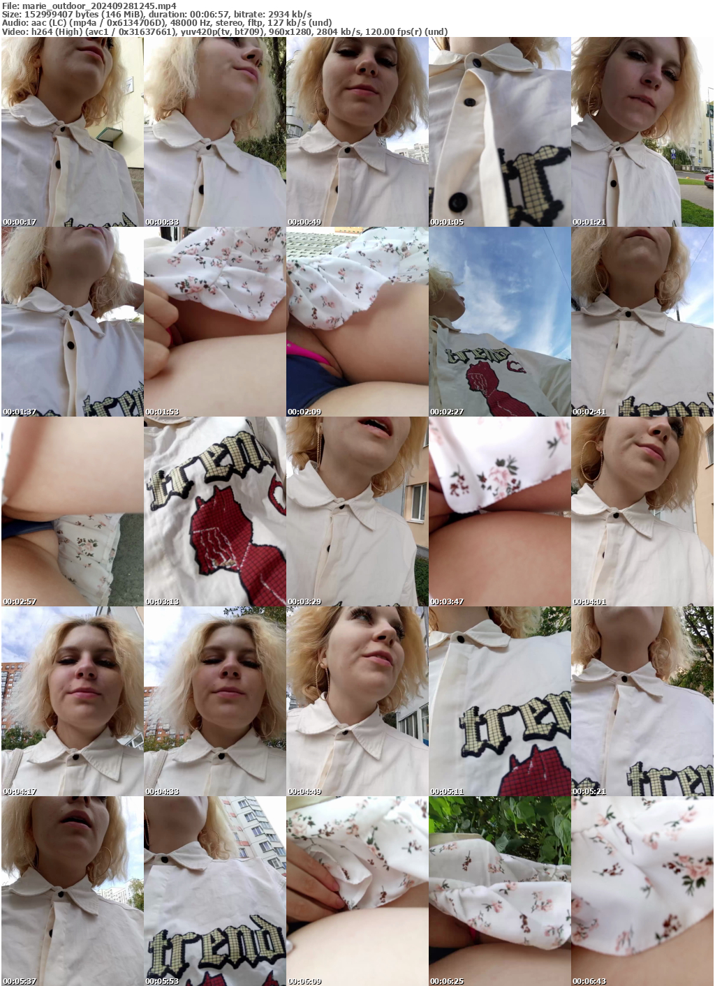 Preview thumb from marie_outdoor on 2024-09-28 @ bongacams