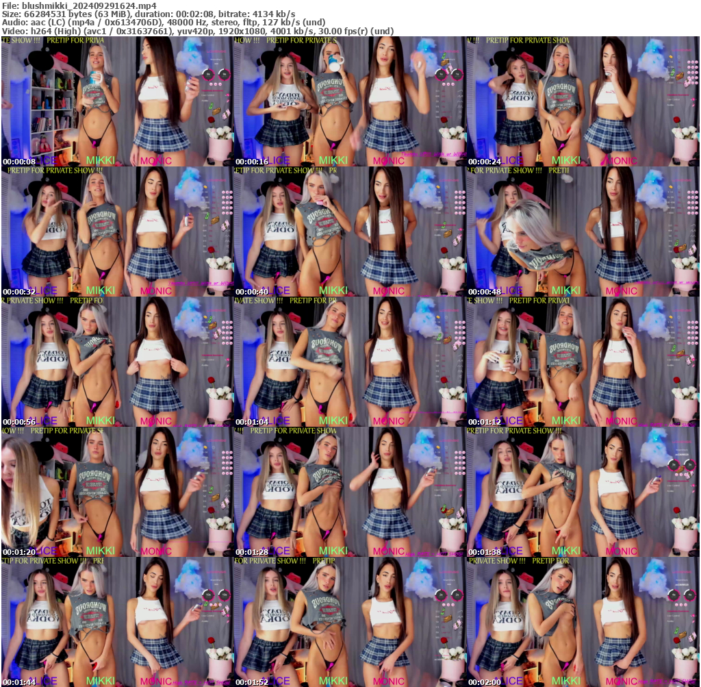 Preview thumb from blushmikki on 2024-09-29 @ bongacams