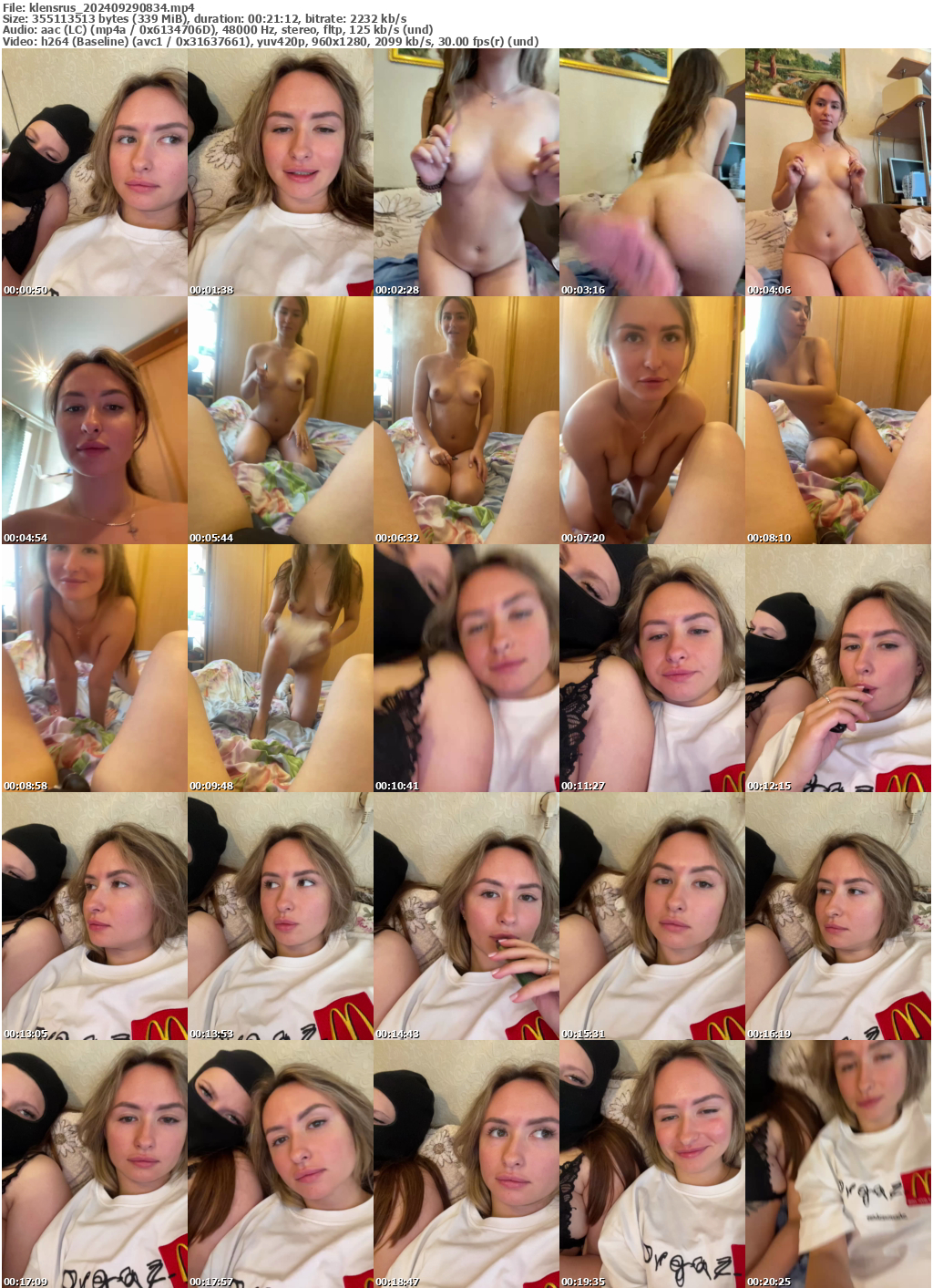 Preview thumb from klensrus on 2024-09-29 @ bongacams