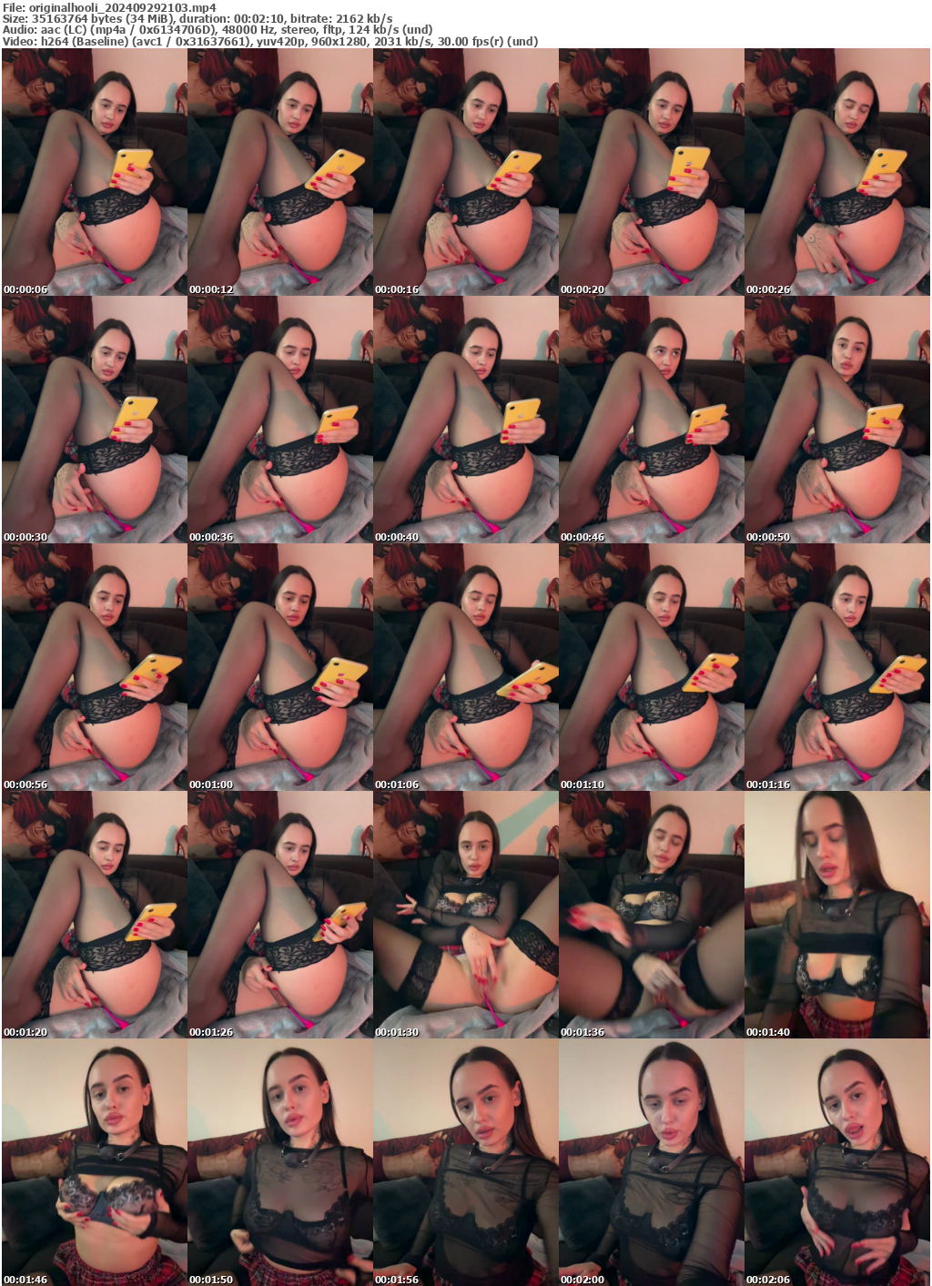 Preview thumb from originalhooli on 2024-09-29 @ bongacams