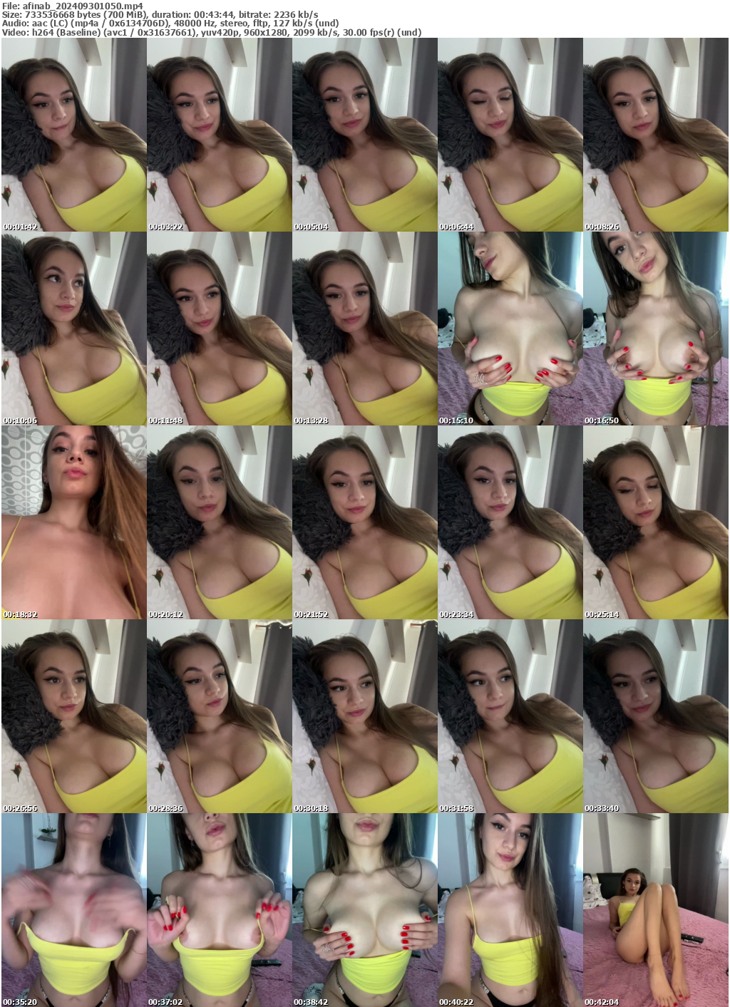 Preview thumb from afinab on 2024-09-30 @ bongacams