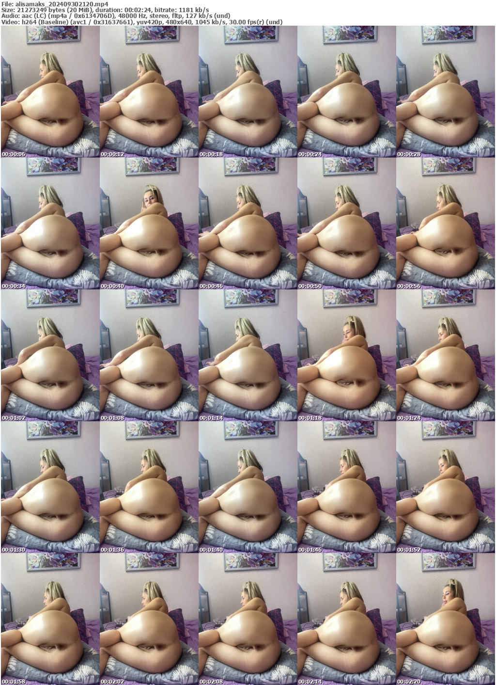 Preview thumb from alisamaks on 2024-09-30 @ bongacams