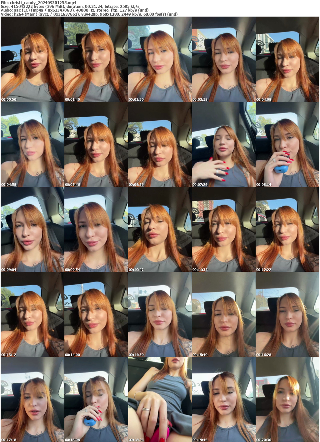 Preview thumb from christi_candy on 2024-09-30 @ bongacams