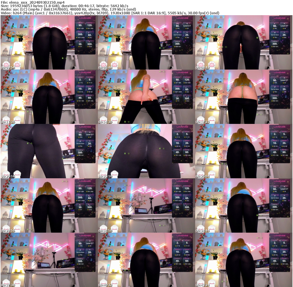 Preview thumb from elena_xxx on 2024-09-30 @ bongacams