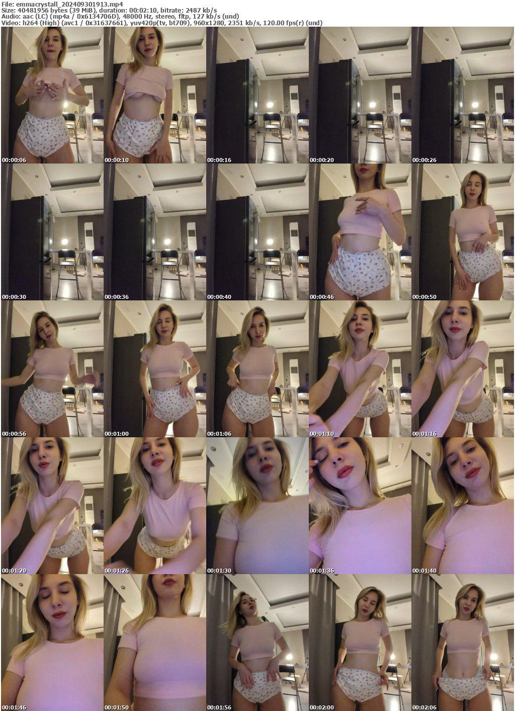 Preview thumb from emmacrystall on 2024-09-30 @ bongacams