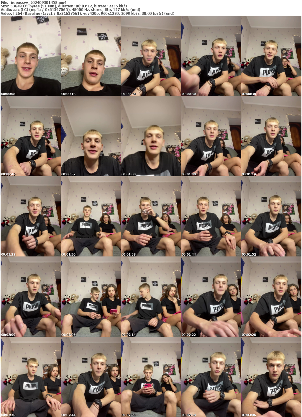 Preview thumb from firepussyy on 2024-09-30 @ bongacams