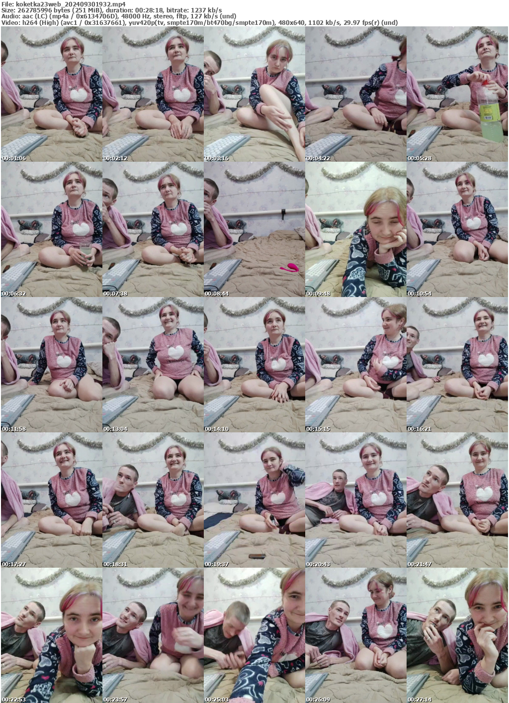 Preview thumb from koketka23web on 2024-09-30 @ bongacams