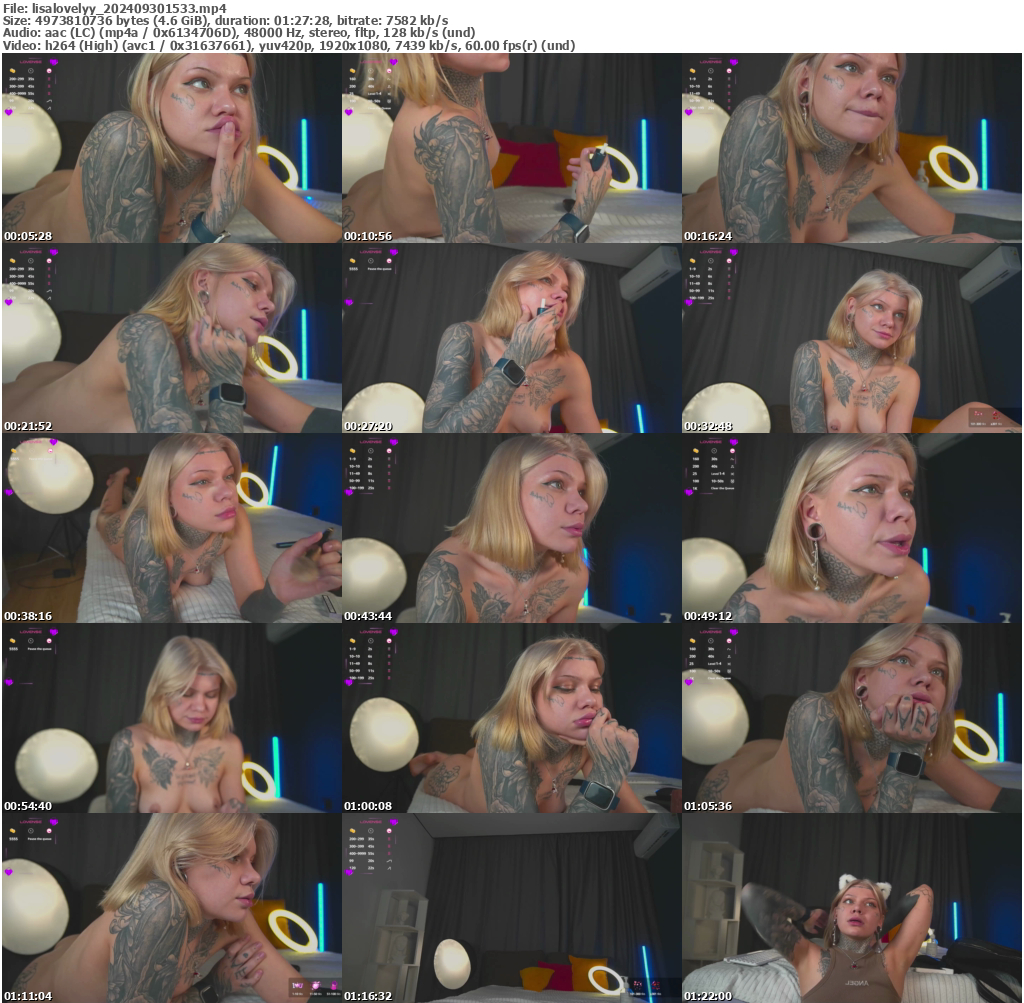 Preview thumb from lisalovelyy on 2024-09-30 @ bongacams